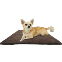 Clearance Vetbed brun 75 x 60 cm Small Hundesenge Og Kurve Til Hunde - Bløde Og Komfortable|Sovepladser Til Hvalpe - Hundesenge, Kølemåtter Og Trygge Hvilesteder