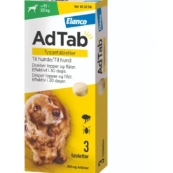 New til hunde 11-22 kg 450 mg - effektiv beskyttelse mod lopper og flåter Plejemidler Til Hund Med Fokus På Sundhed Og Velvære