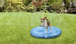 Best Afp Sprinklermåtte Vandlegetøj til hunde M - flydende vandlegetøj til hunde Hundelegetøj Til Alle Hunde Leg Og Aktivering Året Rundt|Legetøj Til Hvalpe - Sjov Leg, Aktivering Og Tryghed Fra Første Dag