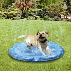Clearance Afp Sprinklermåtte Vandlegetøj til hunde stor - flydende vandlegetøj til hunde Hundelegetøj Til Alle Hunde Leg Og Aktivering Året Rundt|Legetøj Til Hvalpe - Sjov Leg, Aktivering Og Tryghed Fra Første Dag
