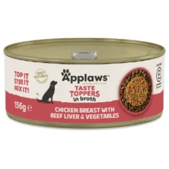 New Applaws Hundevådmad Kylling og Okselever 156 g - Naturligt valg Hundefoder