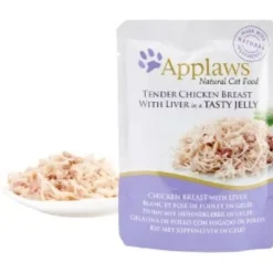 Discount Applaws Kattevådmad kylling og lever 70 g (pouch) Kattefoder & Snacks