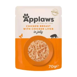 Discount Applaws Kattevådmad kylling og lever 70 g (pouch) Kattefoder & Snacks