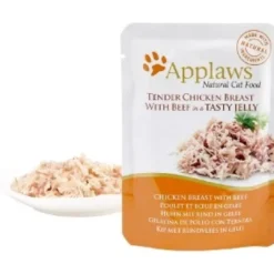 Best Applaws Kattevådmad kylling og okse 70 g (pouch) Kattefoder & Snacks