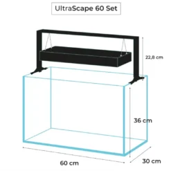 Clearance Akvarie og Lampe Ultra Scape 60 Forest Akvarier