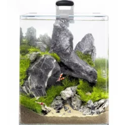 Clearance Akvarie Opti Bent Hvid 20 Liter Akvarier