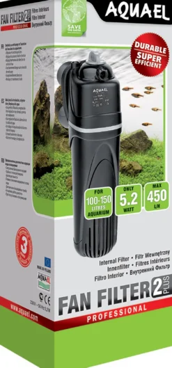Outlet Fan 2 Plus filter 450 l/t Akvariefilter Og Pumpe