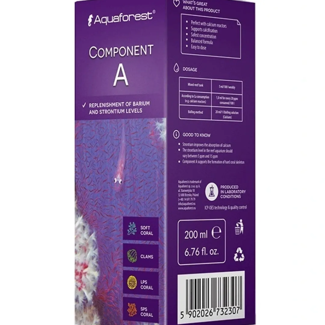 Clearance Component A 250 ml Vandbehandlingsprodukter Til Saltvandsakvarier