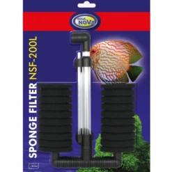 New Aqua Nova Luftfilter Dobbelt NSF-200L Luftfittings Og Filtre Til Luftpumper