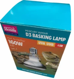 Clearance D3 Basking Reptile Lamp UVB kompakt pære 160 w Terrarielysstofrør, Pærer Og Varme
