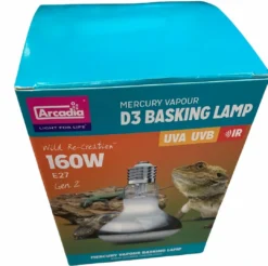 Clearance D3 Basking Reptile Lamp UVB kompakt pære 160 w Terrarielysstofrør, Pærer Og Varme