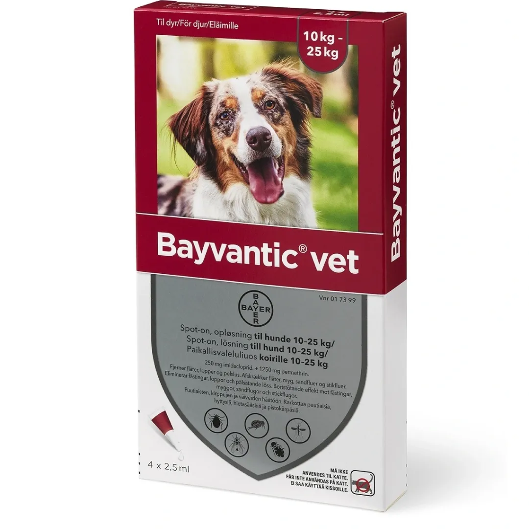 New hund 10-25 kg 4 x 2,5 ml Plejemidler Til Hund Med Fokus På Sundhed Og Velvære