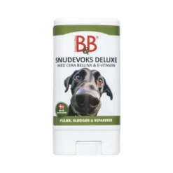 Hot B&B Snudevoks Deluxe til hund - pleje og beskyttelse af tør snude Plejemidler Til Hund Med Fokus På Sundhed Og Velvære|Pleje Af Hvalpe - Alt I Plejemidler Til Pels, Poter Og Hud