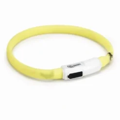 Discount LED Halsbånd til katte og små hunde Gul 30 cm - Opladeligt og tilpasset pasform Hvalpehalsbånd - Bløde Og Sikre Halsbånd Med Perfekt Pasform Til Din Hvalp|Hundehalsbånd Med Stil - Komfort Og Sikkerhed Til Din Hund