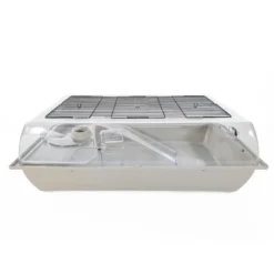 New Big Alex hamsterbur Lysegrå 78 x 48 x 26,5 cm - rummeligt hjem til din hamster Bure & Tilbehør Til Gnavere & Kaniner