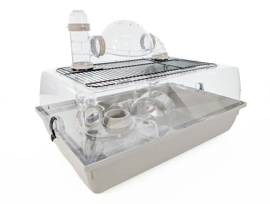 Best Big Alex Terrace Hamsterbur Hvid 78x48x44 cm Bure & Tilbehør Til Gnavere & Kaniner