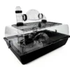 Sale Big Alex Terrace Hamsterbur Sort 78x48x44 cm Bure & Tilbehør Til Gnavere & Kaniner