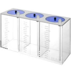 Hot Blau Acrylic akvariebeholder til Flydende væsker 3 x 1,5 l Akvariecomputere|Vandbehandlingsprodukter Til Saltvandsakvarier