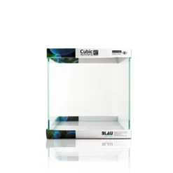 Blau Cubic Akvarium Aquascaping 27 L Optiwhite glas (30X30X30) Akvarier