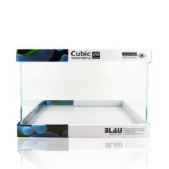 New Blau CUBIC Akvarium Aquascaping 28 L Optiwhite glas (40x25x28) Akvarier