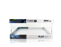 Best Blau Glasakvarium CUBIC Aquascaping Shallow 17 45x24x16 cm Akvarier