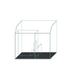New Blau SET Marine Gran Cubic Experience Black 217 Liter Saltvandsakvarium Akvarier Til Saltvandsfisk|Akvarier