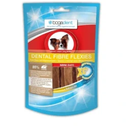 Best Dental Fibre Flexies MINI 70 g - hundesnacks til tandpleje Snacks Til Hvalpe - Lækre Godbidder Til Træning Og Forkælelse|Hundeguf Og Tyggeben Til Hunde