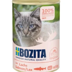 Hot Bozita Kattefoder Pate 400g Laks Kattefoder & Snacks