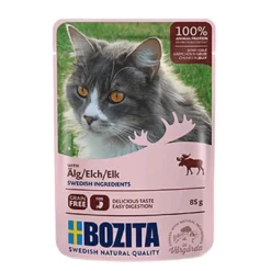 Discount Bozita Kattefoder pose 85g Elg gele Kattefoder & Snacks