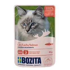 Outlet Bozita Kattefoder pose 85g laks gele Kattefoder & Snacks