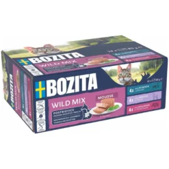Sale Bozita Mousse Mixedwild 12x85 g - Rensdyr, Hjort & Vildsvin til Kat Kattefoder & Snacks