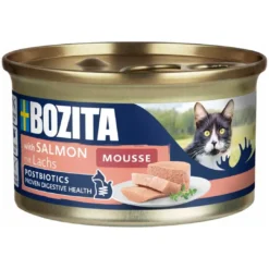 Clearance Bozita Mousse MSC Laks 85 g - Kornfrit vådfoder til kat Kattefoder & Snacks