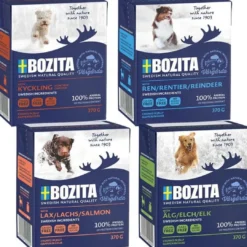 New Bozita Naturals laks 370 g - Mild fiskesmag og god fordøjelse Hundefoder