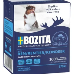 New Bozita Naturals rensdyr 370 g - Høj kødandel Hundefoder