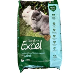 Discount Excel Junior & Dværg Kanin Mint 10 kg - unge kaniner Foder & Snack Til Gnavere & Kanin