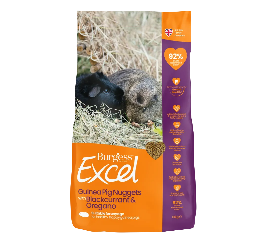 Clearance Excel Marsvin Solbær & Oregano 10 kg - fuldfoder med ekstra smag Foder & Snack Til Gnavere & Kanin