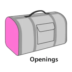 Discount Carrying Bag Chloe 2 45x26x26 cm Transport Og Adgang Til Hvalpe - Tryg Og Nem Hverdag|Transport Og Adgang For Hunde - Tryg Og Nem Hverdag