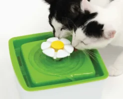 Hot Blomster Vandautomat Mini til Kat Mad- Og Vandskåle Til Katte|Killingeskåle - Mad- Og Vandskåle Til Killinger