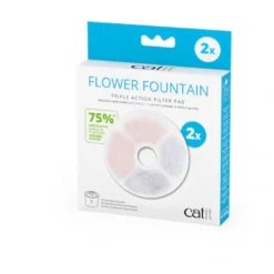 Outlet Senses 2.0 Filter til Flower Fountain 2 stk Mad- Og Vandskåle Til Katte