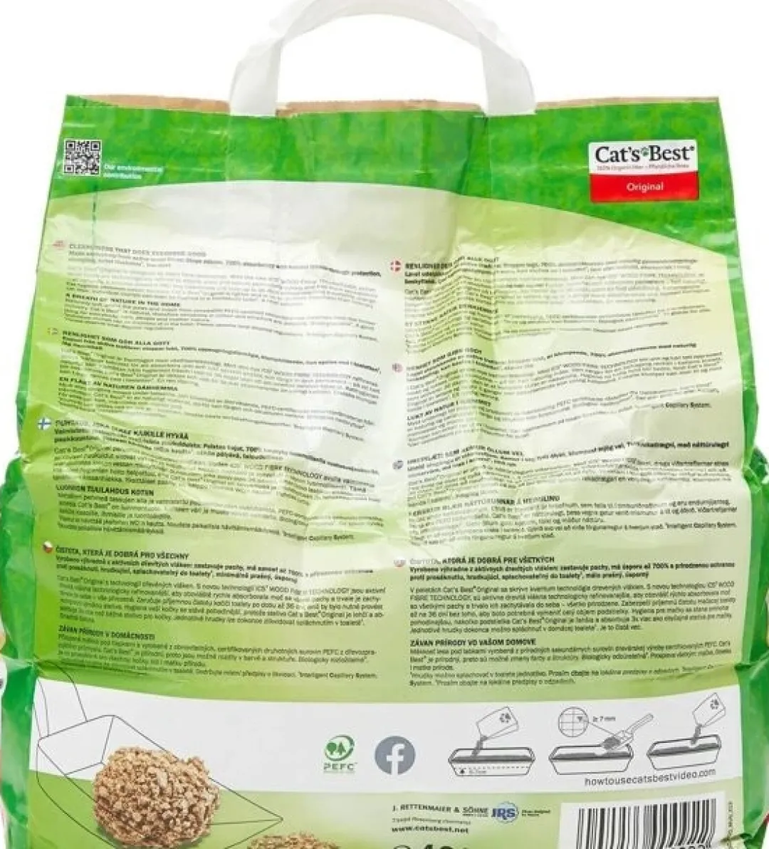 Best Øko Plus klumpende Kattegrus 4,3 kg Kattetoiletter Og Kattegrus|Killingetoilet Og Grus Til Killinger - Nem Renlighed Fra Start