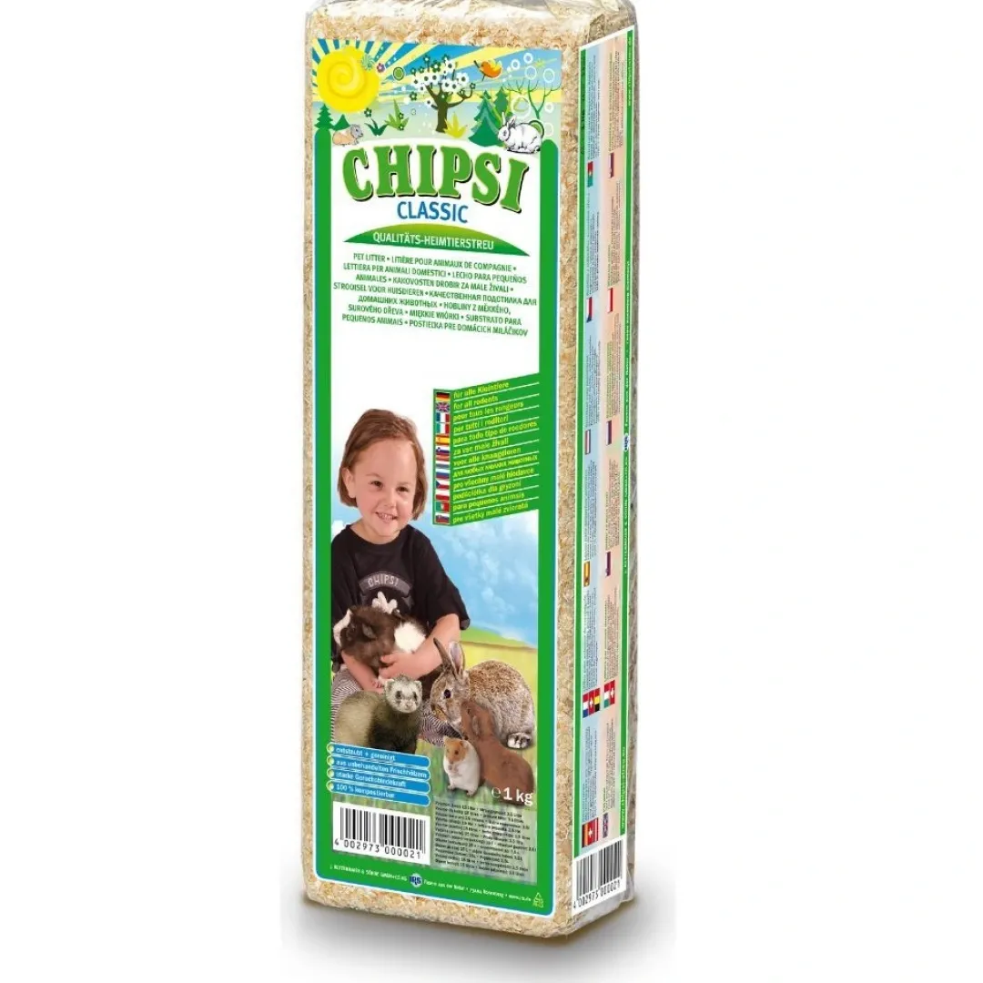 Clearance Spåner 1 kg til små kæledyr Bundlag Til Gnavere & Kaniner