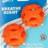 Hot Chuckit Breathe Right Fetch Ball Medium 2 stk Hundelegetøj Til Alle Hunde Leg Og Aktivering Året Rundt