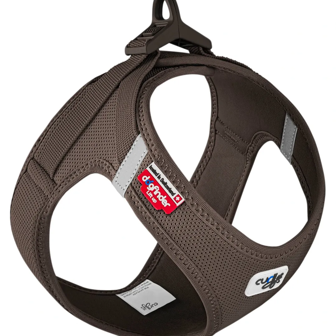 Outlet Vest hundesele Clasp Air Mesh Brun L bryst 49-55 cm - let og sikker komfort Hvalpeseler - Bløde Justerbare Seler Der Giver Din Hvalp Tryghed Og Støtte På Turen|Hundeseler Til Alle Behov Og Hundestørrelser