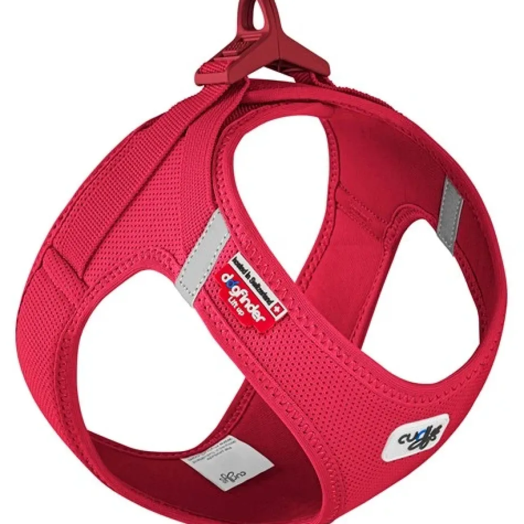 Outlet Vest hundesele Clasp Air Mesh Rød XS bryst 34-38 cm - let og sikker komfort Hvalpeseler - Bløde Justerbare Seler Der Giver Din Hvalp Tryghed Og Støtte På Turen|Hundeseler Til Alle Behov Og Hundestørrelser