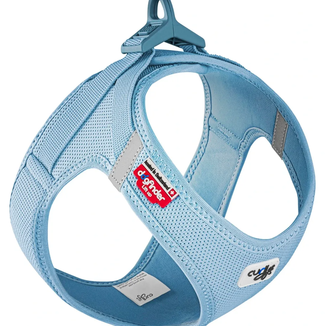 Outlet Vest hundesele Clasp Air Mesh Skyblue 3XS bryst 27-30 cm - let og sikker komfort Hvalpeseler - Bløde Justerbare Seler Der Giver Din Hvalp Tryghed Og Støtte På Turen|Hundeseler Til Alle Behov Og Hundestørrelser