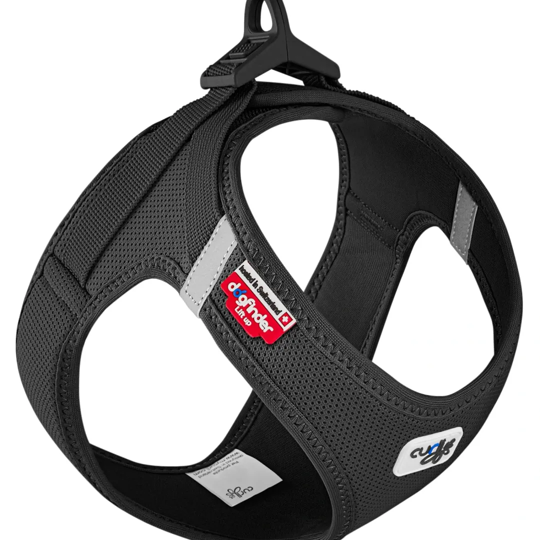 New Vest Hundesele Clasp Air Mesh 3XS Sort - let og tryg sele til helt små hunde Hvalpeseler - Bløde Justerbare Seler Der Giver Din Hvalp Tryghed Og Støtte På Turen|Hundeseler Til Alle Behov Og Hundestørrelser