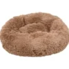 Clearance Cushion Krems fluffy rund hundeseng small khaki Killingesenge Og Afslapningspladser - Trygge Hvilepladser Til Små Katte|Hundesenge Og Kurve Til Hunde - Bløde Og Komfortable