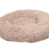 New Cushion Krems fluffy rund hundeseng small beige Killingesenge Og Afslapningspladser - Trygge Hvilepladser Til Små Katte|Hundesenge Og Kurve Til Hunde - Bløde Og Komfortable