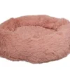 Sale Cushion Krems fluffy rund hundeseng small gammelrosa Killingesenge Og Afslapningspladser - Trygge Hvilepladser Til Små Katte|Hundesenge Og Kurve Til Hunde - Bløde Og Komfortable