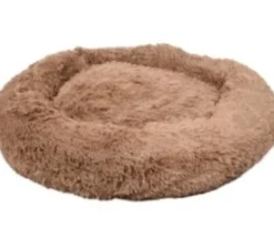 Outlet Cushion Krems fluffy rund hundeseng medium khaki Hundesenge Og Kurve Til Hunde - Bløde Og Komfortable|Sovepladser Til Hvalpe - Hundesenge, Kølemåtter Og Trygge Hvilesteder